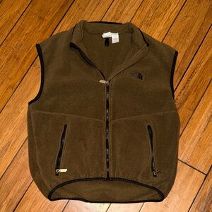 The North Face Brown Fleece Vest